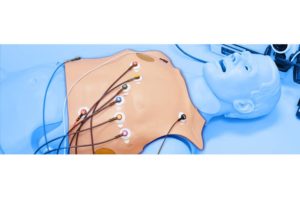 Pele de peito para simulador HAL com o upgrade de ECG